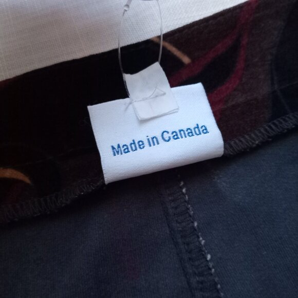 Citizen Women's HiRise Wide Leg Pants Floral Fall Psychedelic Look Artsy Size XS - Picture 3 of 8